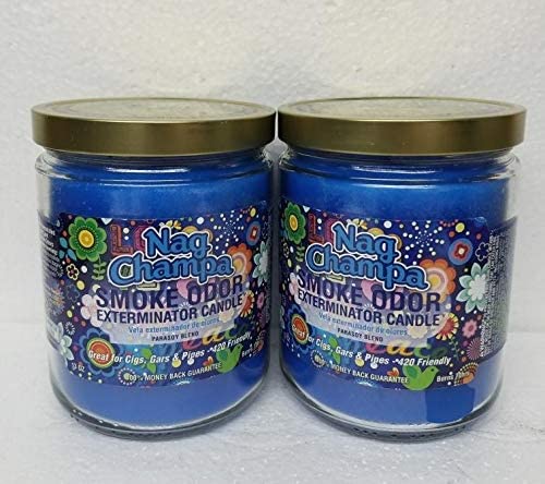 SmokeOdorExterminator13ozJarCandle_NagChampaSetof2Candles.