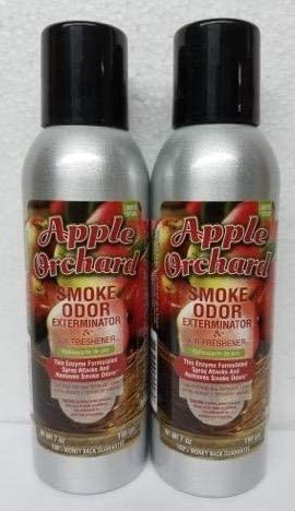 SmokeOdorExterminator198gm7ozLargeSprayAppleOrchardSetofFourCans.