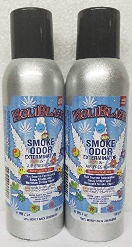 SmokeOdorExterminator198gm7ozLargeSprayHoliblazeSetofFourCans.