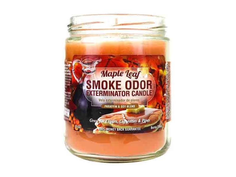 SmokeOdorExterminatorCandleMapleLeaf13oz