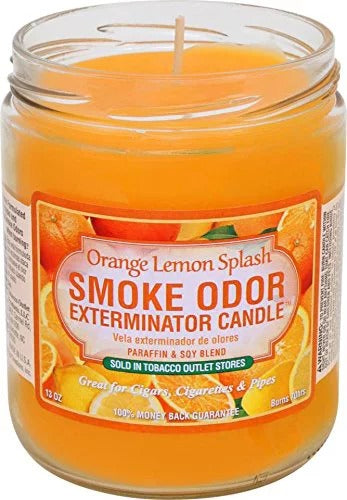 SmokeOdorExterminatorCandleOrangeLemonSplash13oz-1