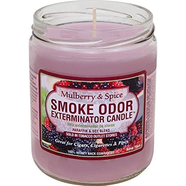 SmokeOdorExterminatorOdorExterminatorMulberryandSpice13ozbySmokersCandle_13oz_13Ounce