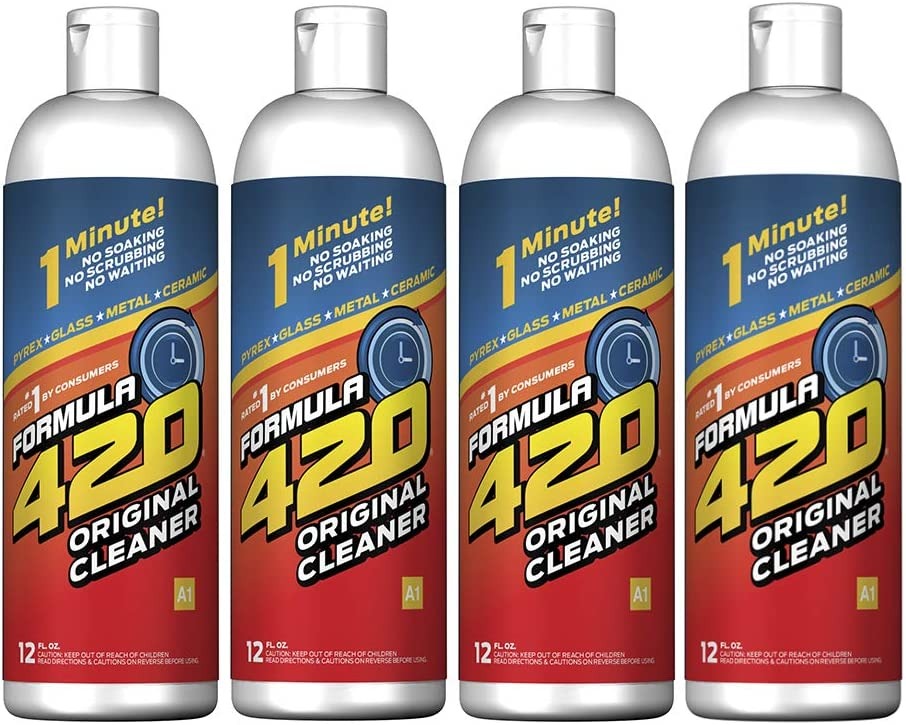 Formula 420 Glass Metal Ceramic Pipe Cleaner 12 Oz. 4 Pack