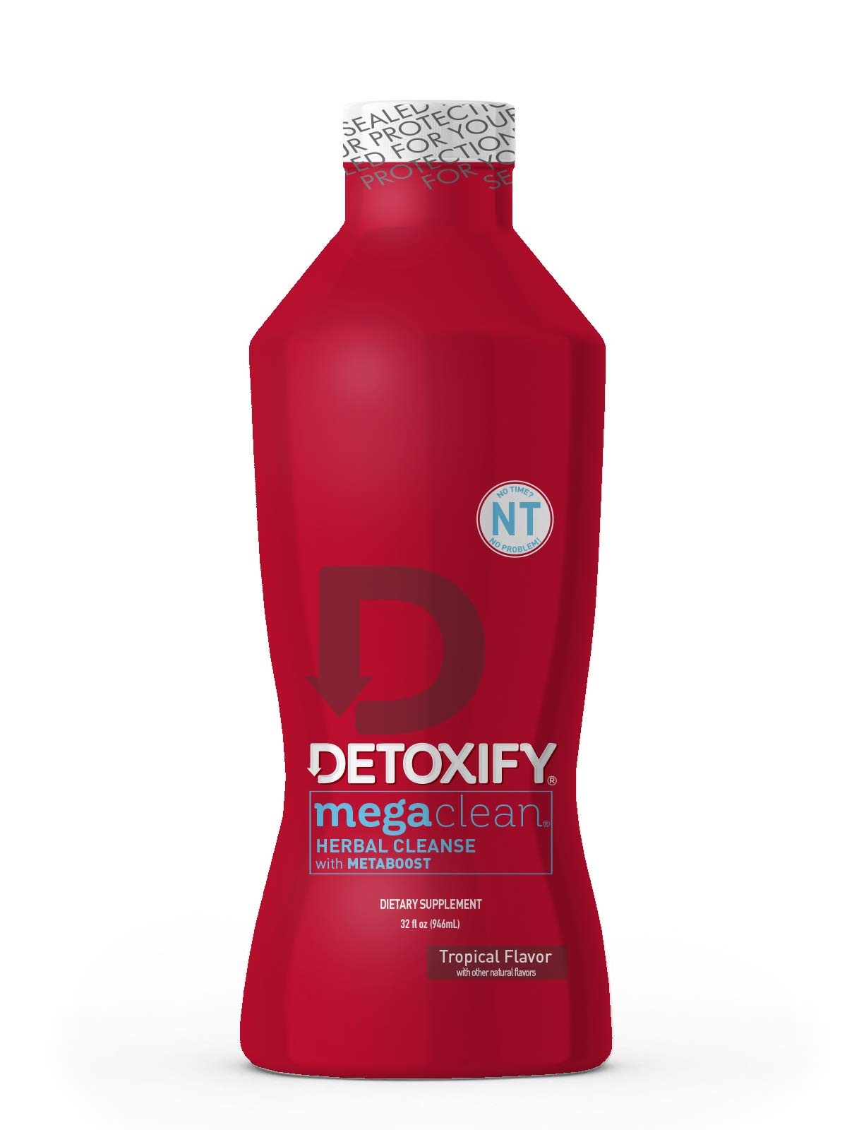 DetoxifyMegaCleanHerbalCleanse_Tropical_32oz_ProfessionallyFormulatedHerbalDetoxDrink_EnhancedwithMilkThistle_GinsengRoot_GuaranaSeed_PlusSticker1