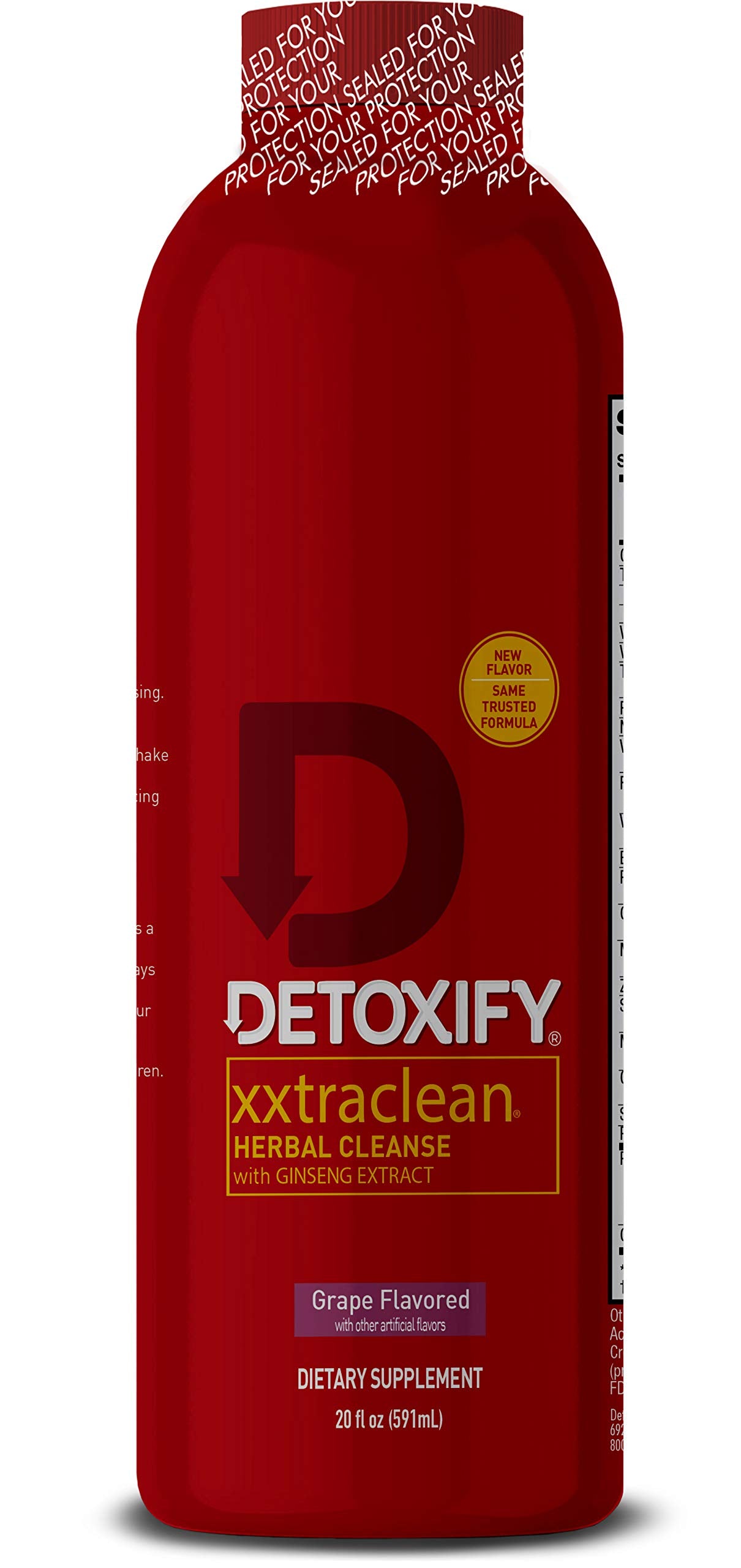 Detoxify_XxtraCleanHerbal_Grape-20oz_ProfessionallyFormulatedExtraStrengthHerbalDetoxDrink_EnhancedwithGinsengExtract_MilkThistleExtract_PlusSticker2-1