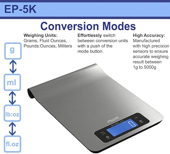 AMERICANWEIGHSCALESEP5KGEpsilonDigitalKitchenScale2