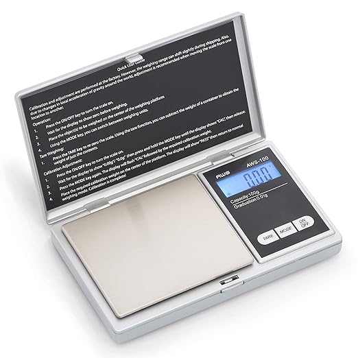 AMERICANWEIGHSCALESSeriesDigitalPocketWeightScale100gx0.01g_Silver