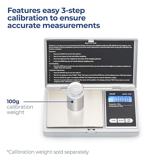 AMERICANWEIGHSCALESSeriesDigitalPocketWeightScale100gx0.01g_Silver_4