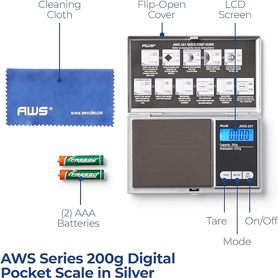 AMERICANWEIGHSCALESSeriesDigitalPocketWeightScale200gx0.01g_Silver_AWS-201-SIL1