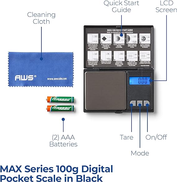 AmericanWeighScaleMaxSeriesDigitalPocketScale_Black_100gx0.01_MAX-100_1