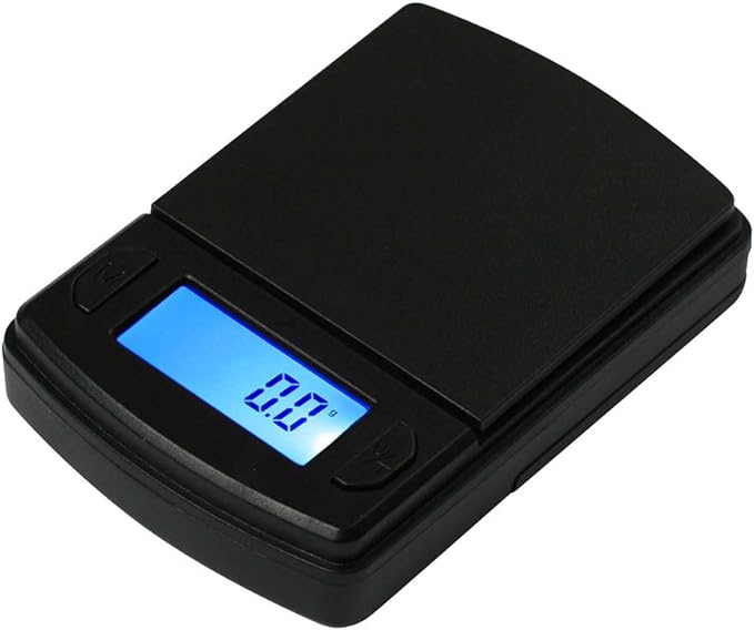 AmericanWeighScalesFastWeighMSSeriesPrecisionDigitalPocketWeightScale_600Gx0.1G_MS-600-BLK