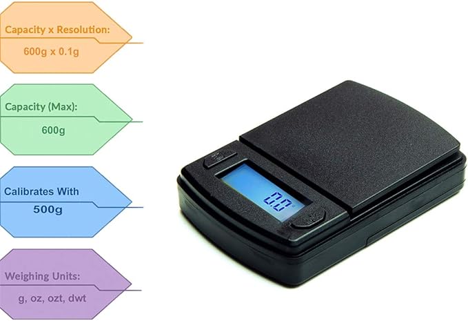 AmericanWeighScalesFastWeighMSSeriesPrecisionDigitalPocketWeightScale_600Gx0.1G_MS-600-BLK_3