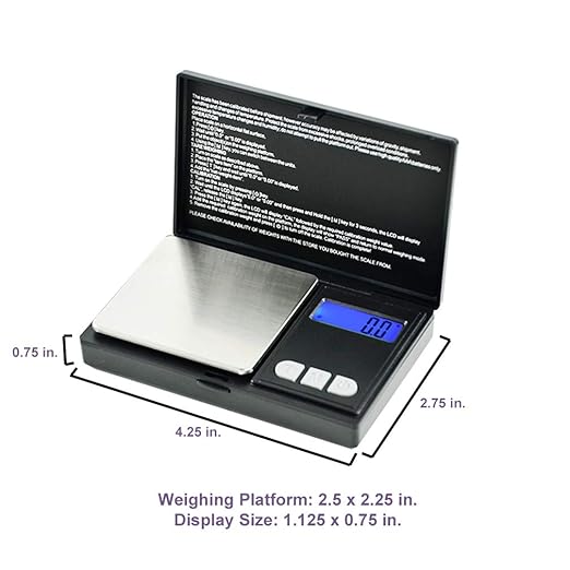 AmericanweighScale-MAXSeries-CompactPortablePocketScaleGramScaleSmallFoodJewelryScale-700Gx0.1G-BlackStainlessSteel4