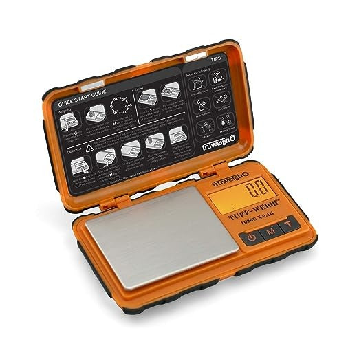 TruweighTUFFWEIGHDigitalMiniScale1000gx0.1g-OrangeBlack